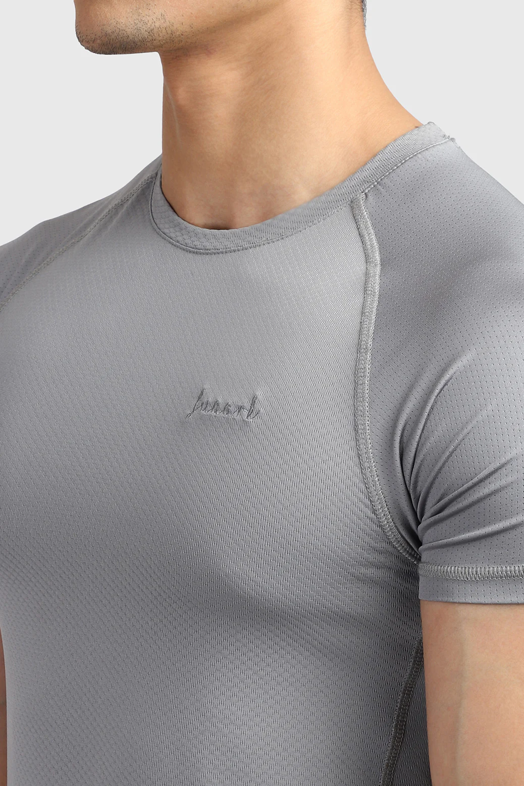 Sculpt T-shirts Light Grey - Image 3
