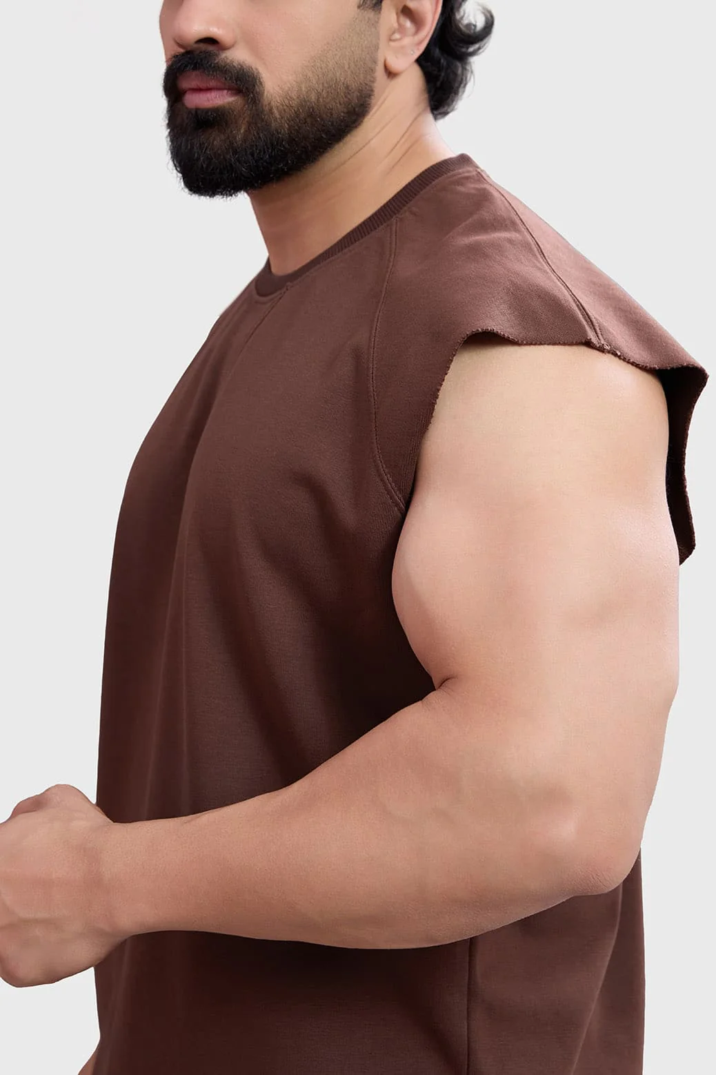 Shell Raw Capsleeves Tank Brown - Image 4