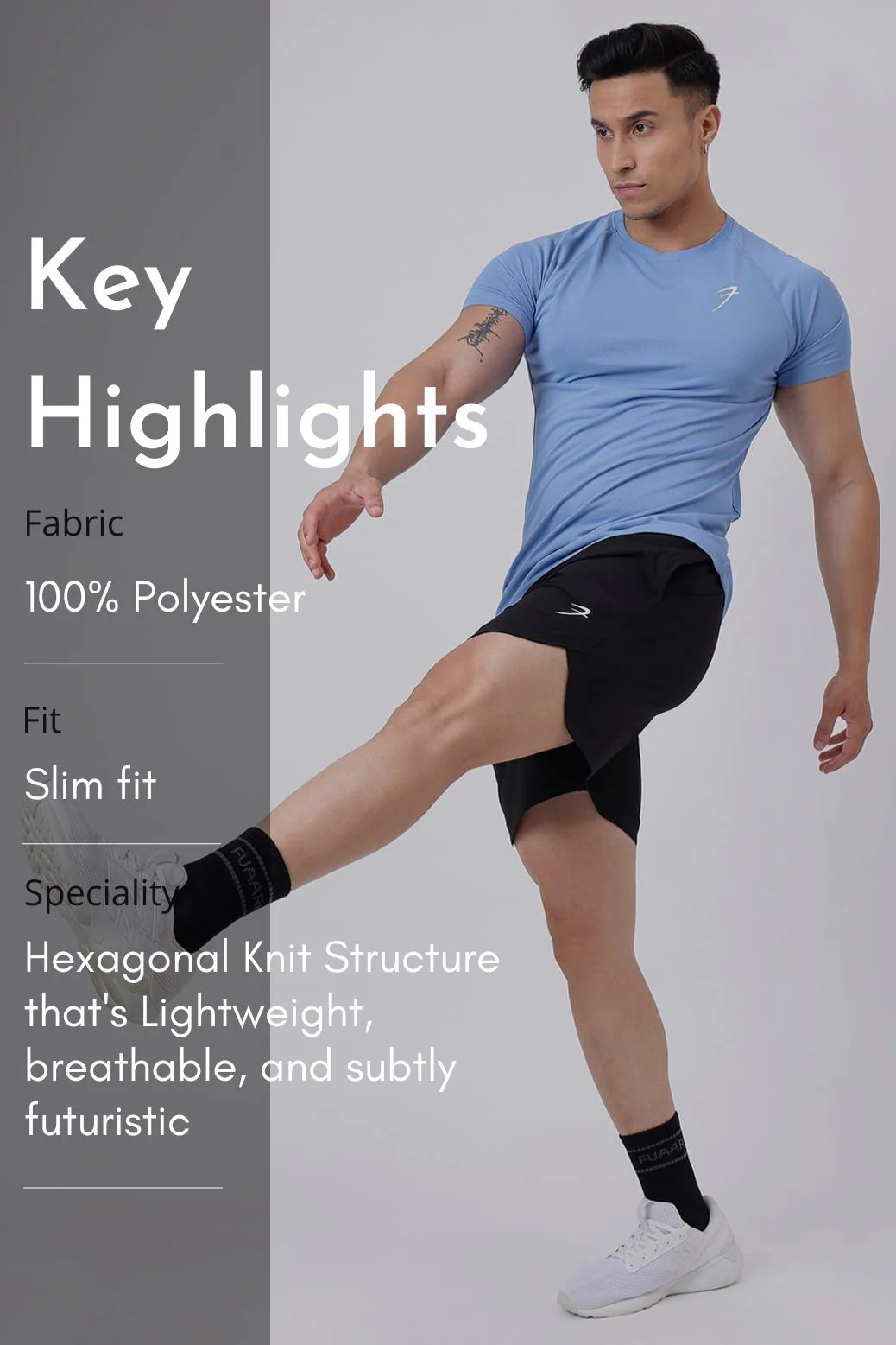 Slate T-shirt Light Blue - Image 6