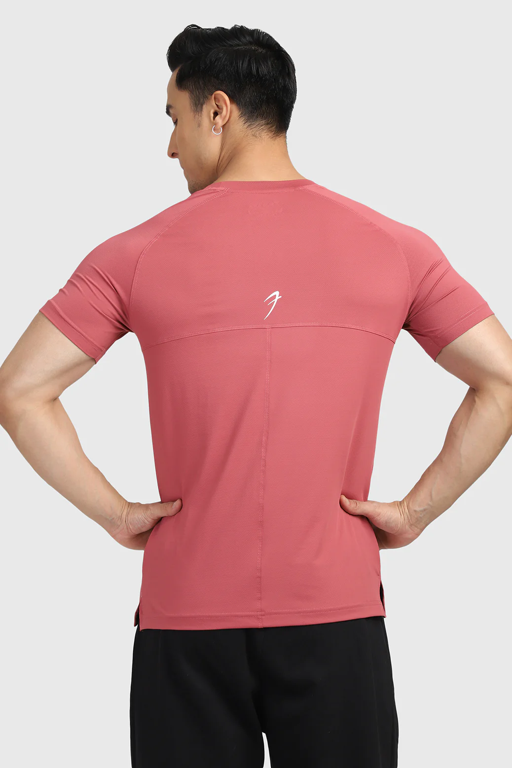 Sleek T-shirt Deep Red - Image 5