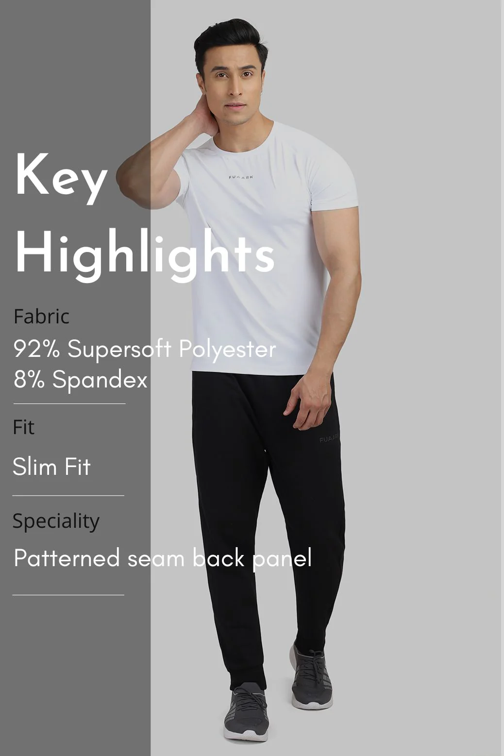 Sleek T-shirt White / Fuaark - Image 6