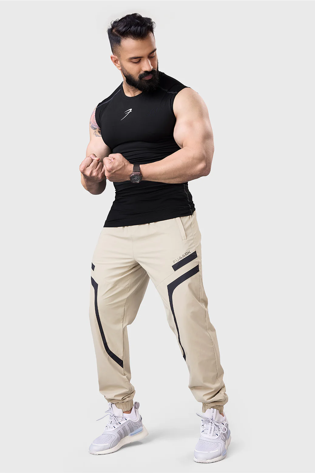 Compression Sleeveless Tank Black - Image 3