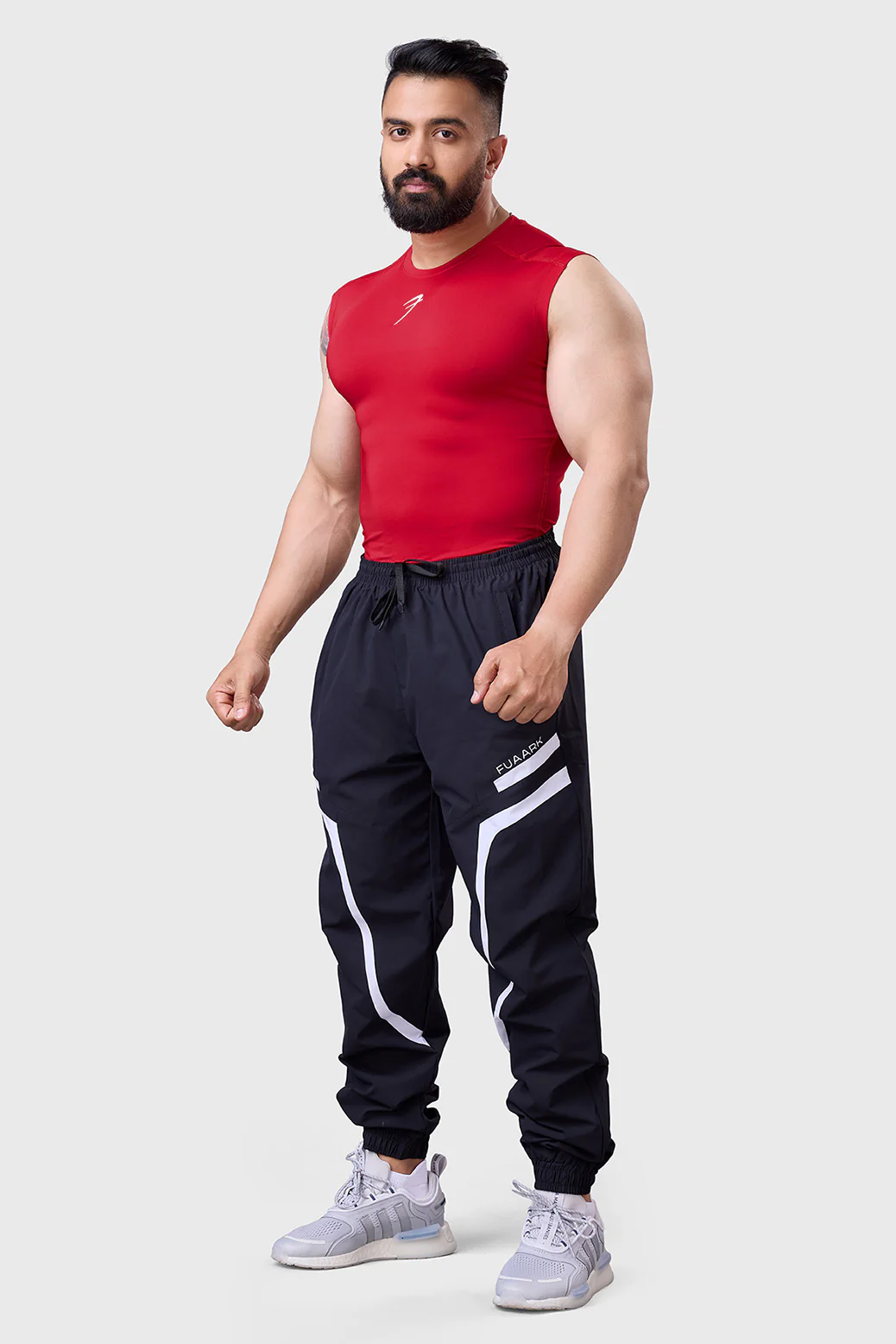 Compression  Sleeveless Tank Red - Image 3
