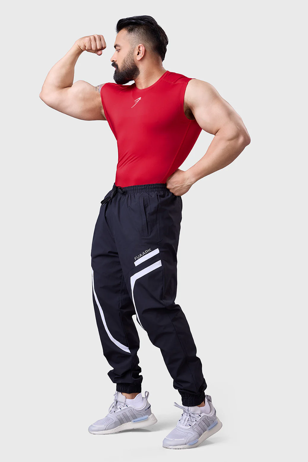Compression  Sleeveless Tank Red - Image 5