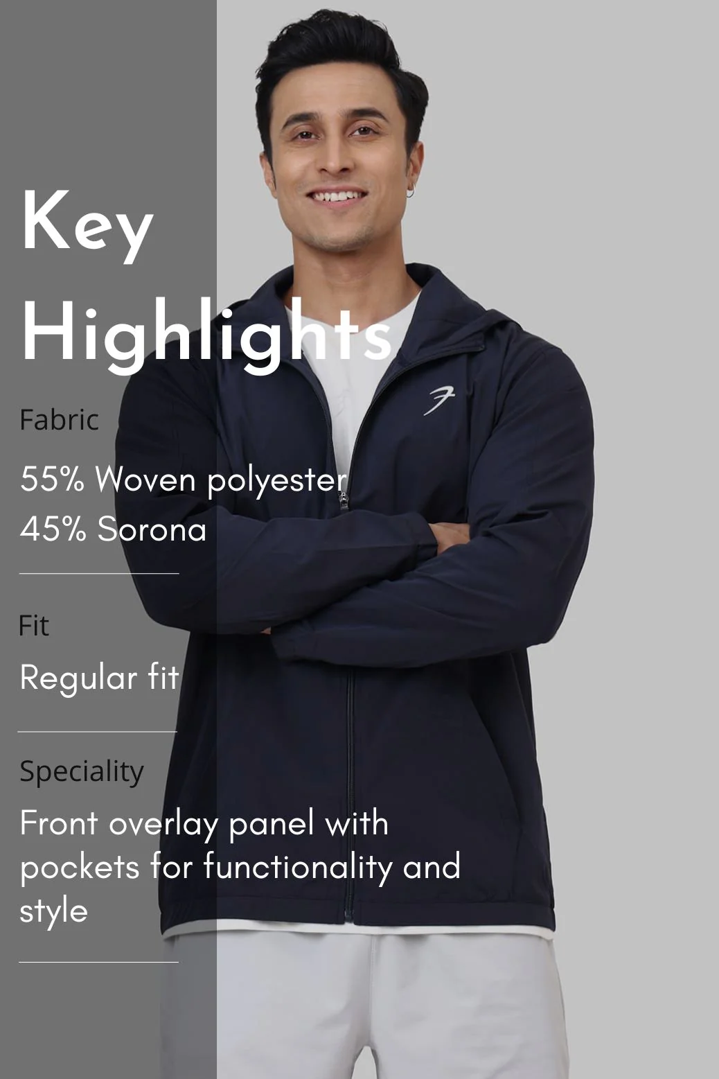 Thread Jacket Navy - Image 8