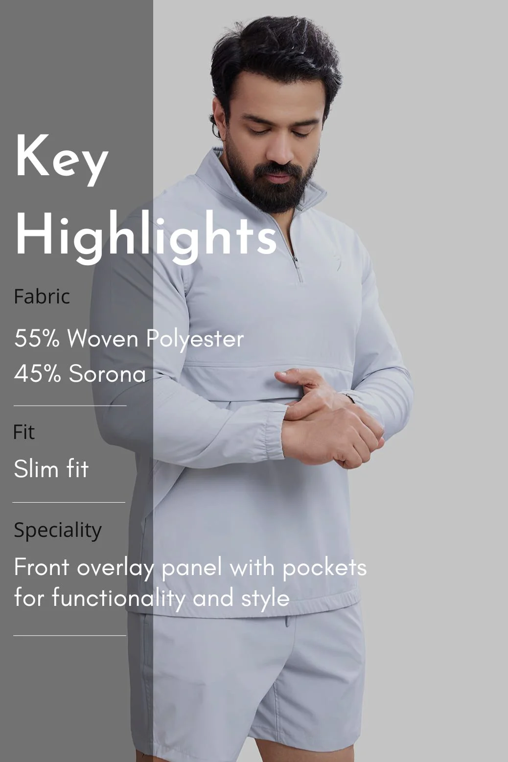Thread Pullover Light Grey - Image 8