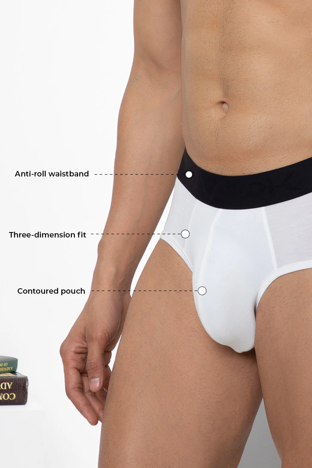 Ultra Soft Modal Briefs Classic White - Image 3