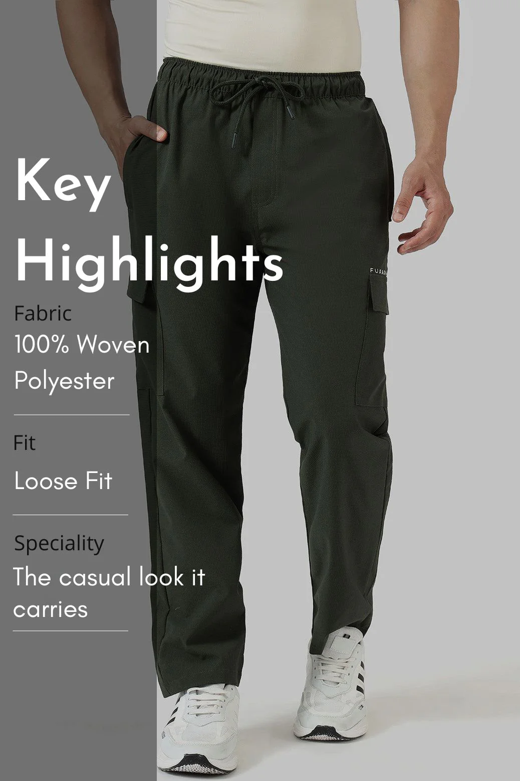 Vitality Straight Pants Army - Image 8