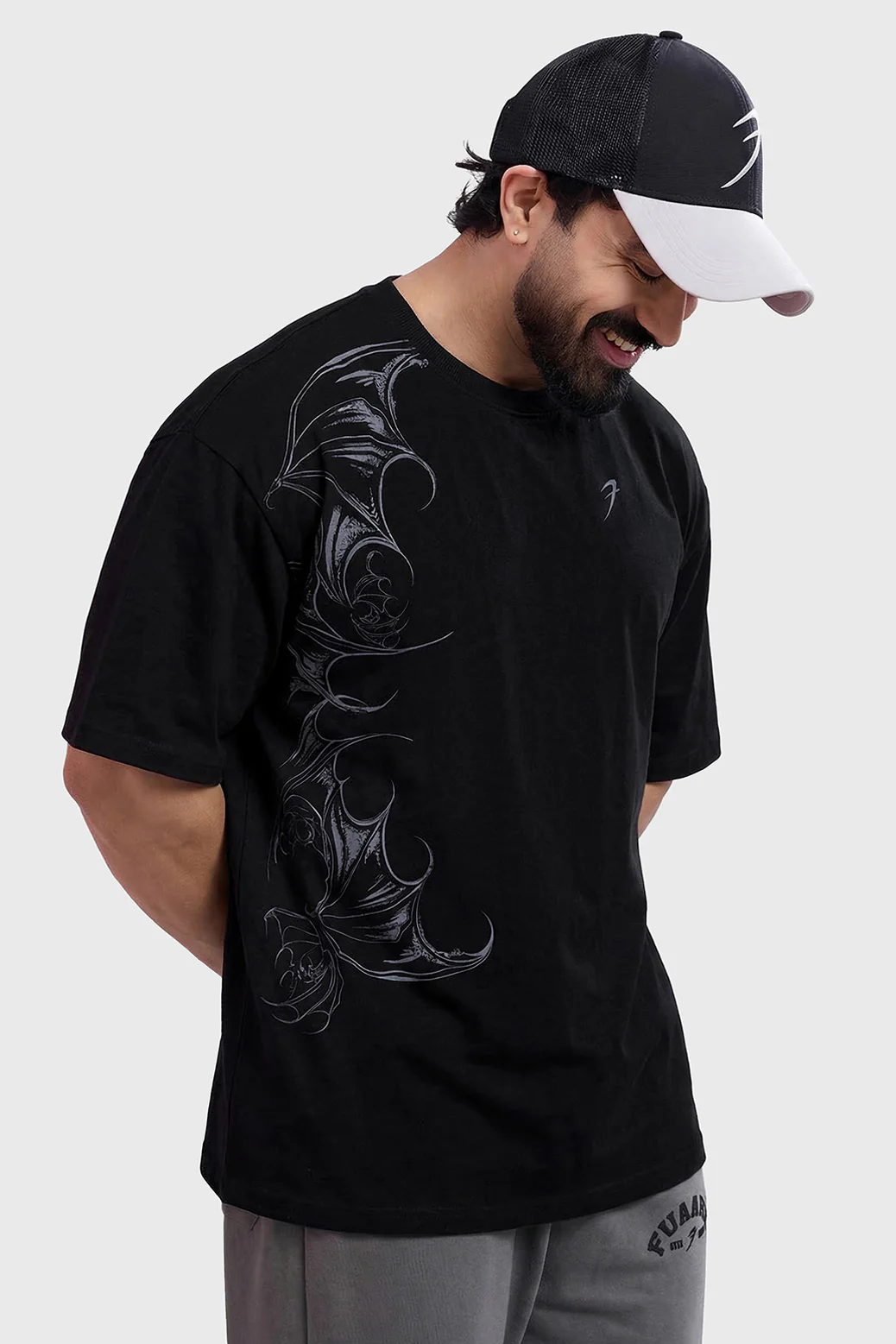 Void Angel Oversized T-shirt Black - Image 5